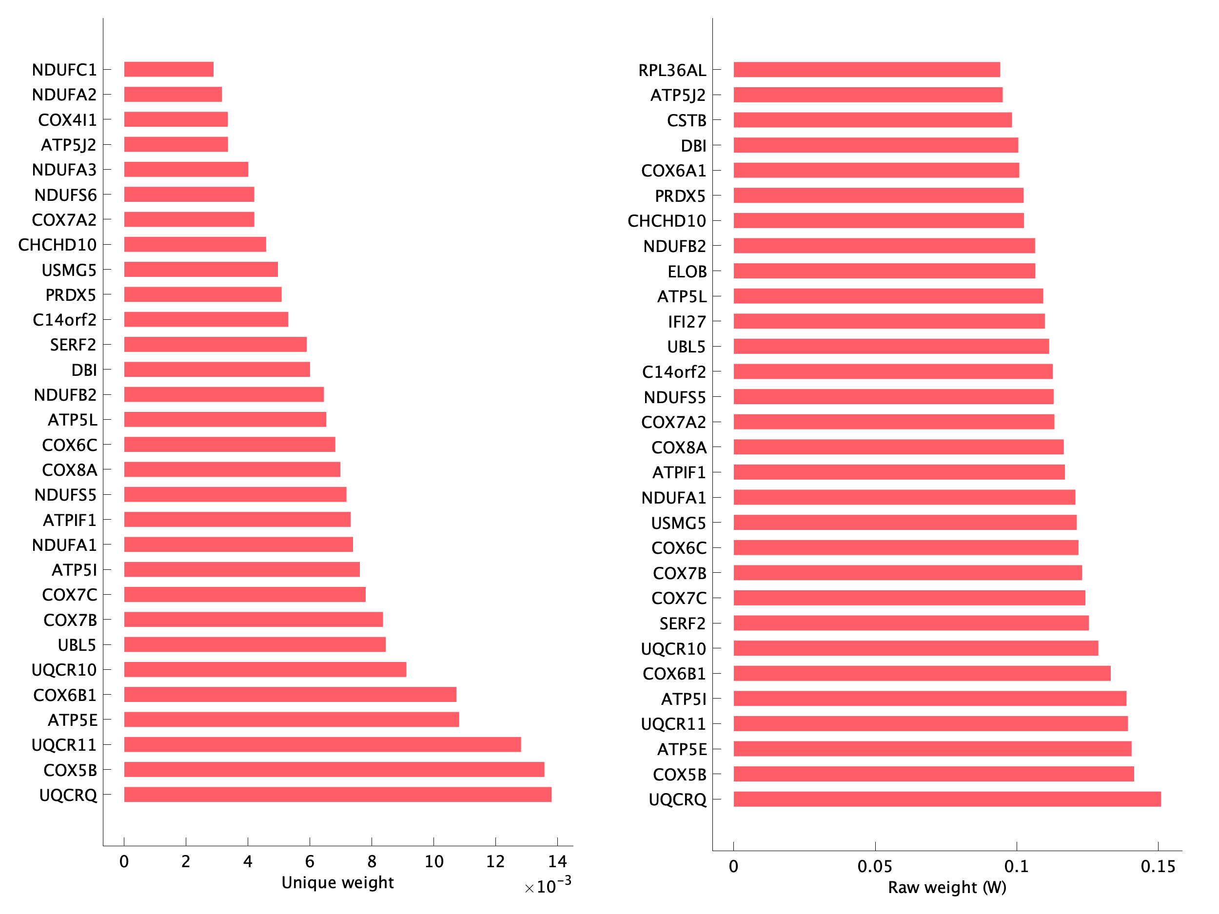 Top genes of pEpiTd04 program