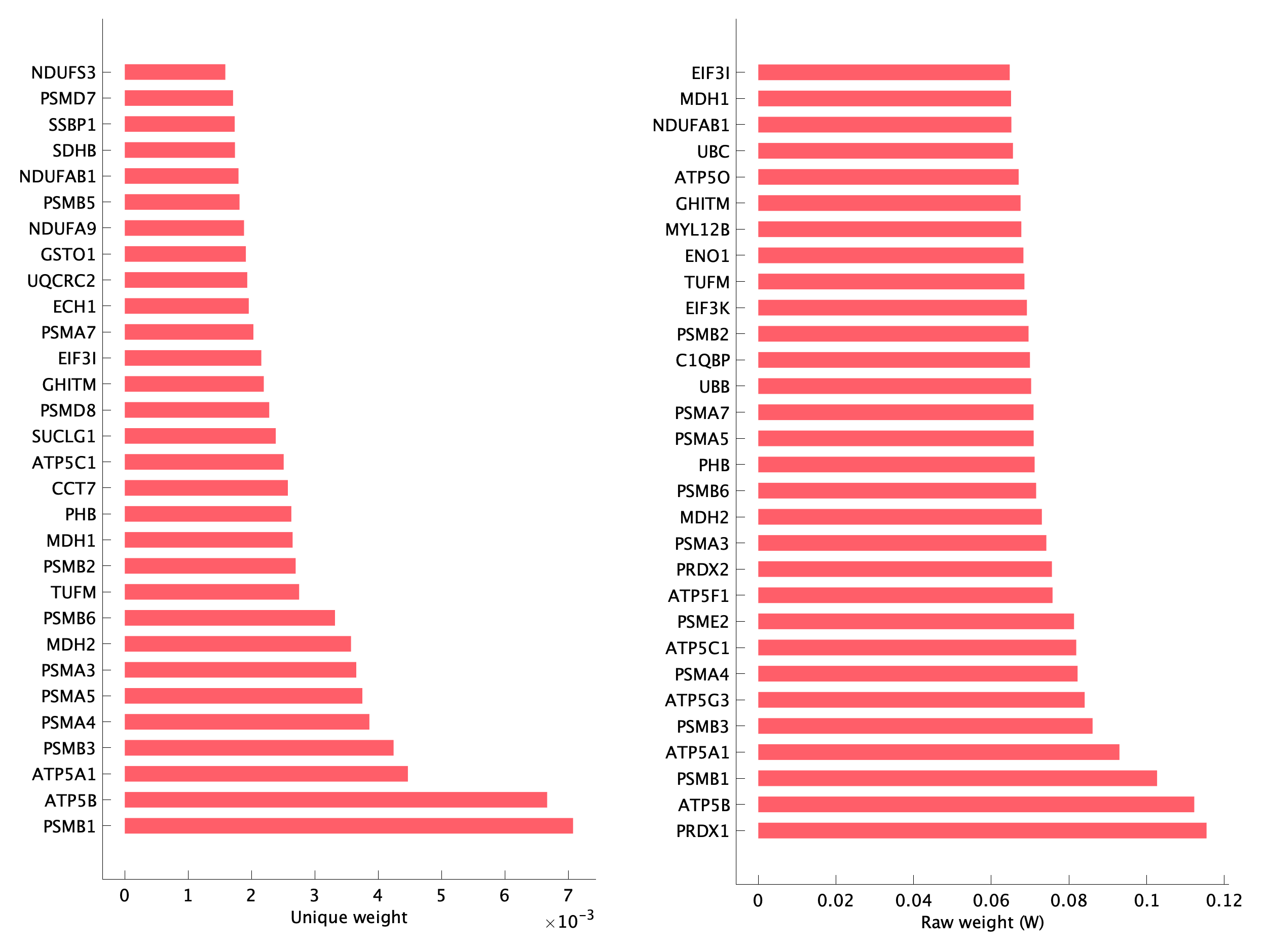 Top genes of pEpiTd06 program