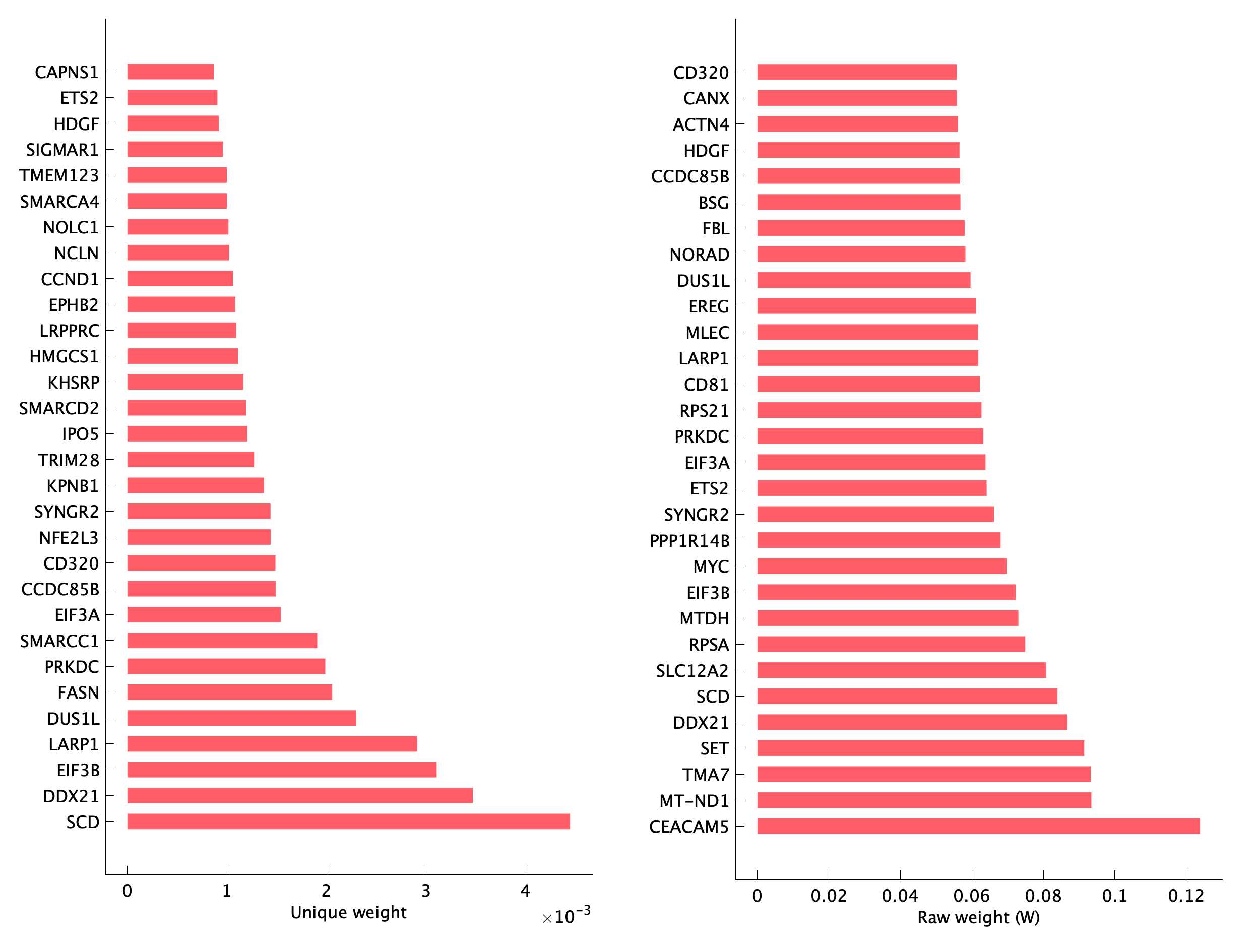 Top genes of pEpiTp13 program