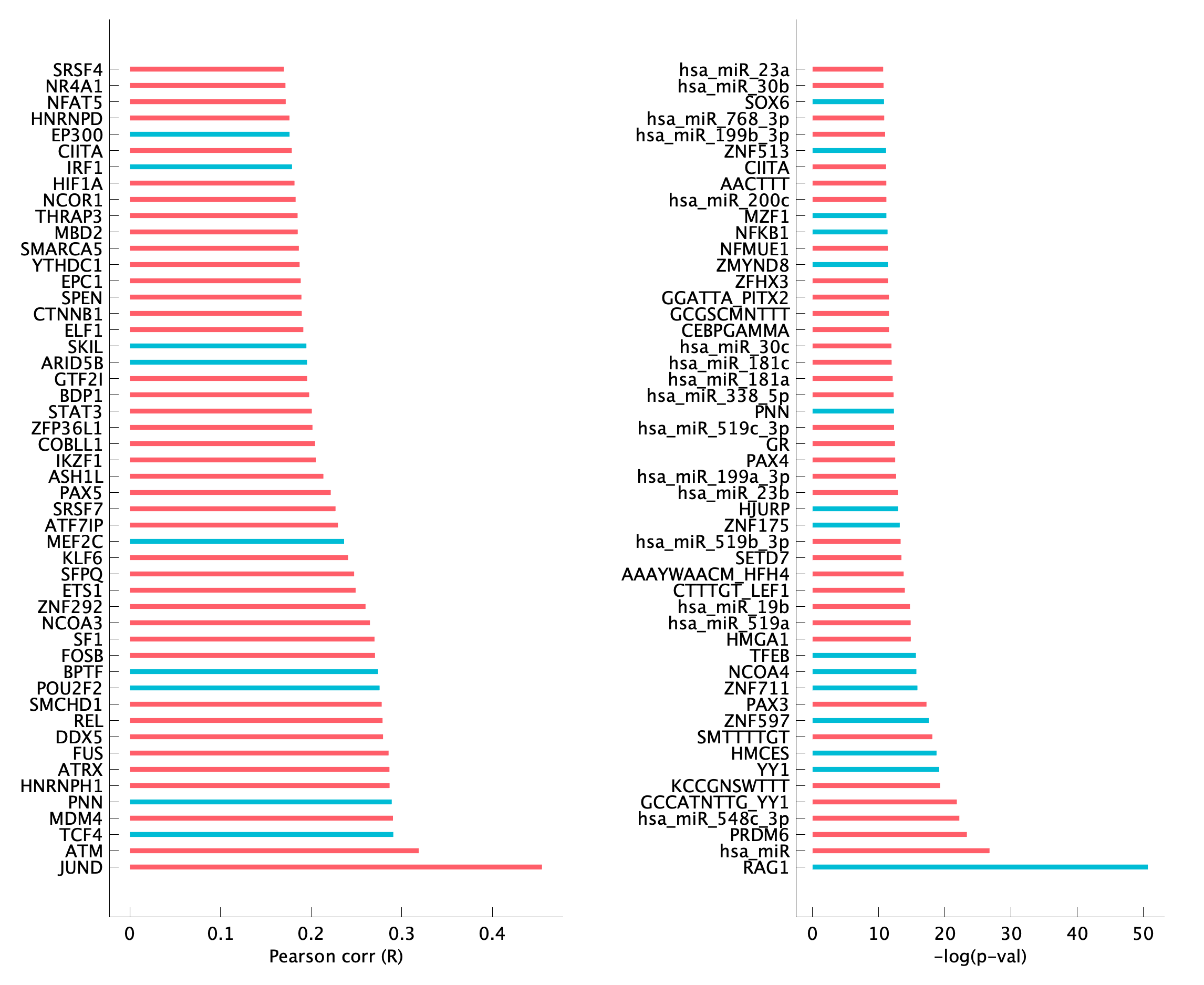 TF enrichment of pB06