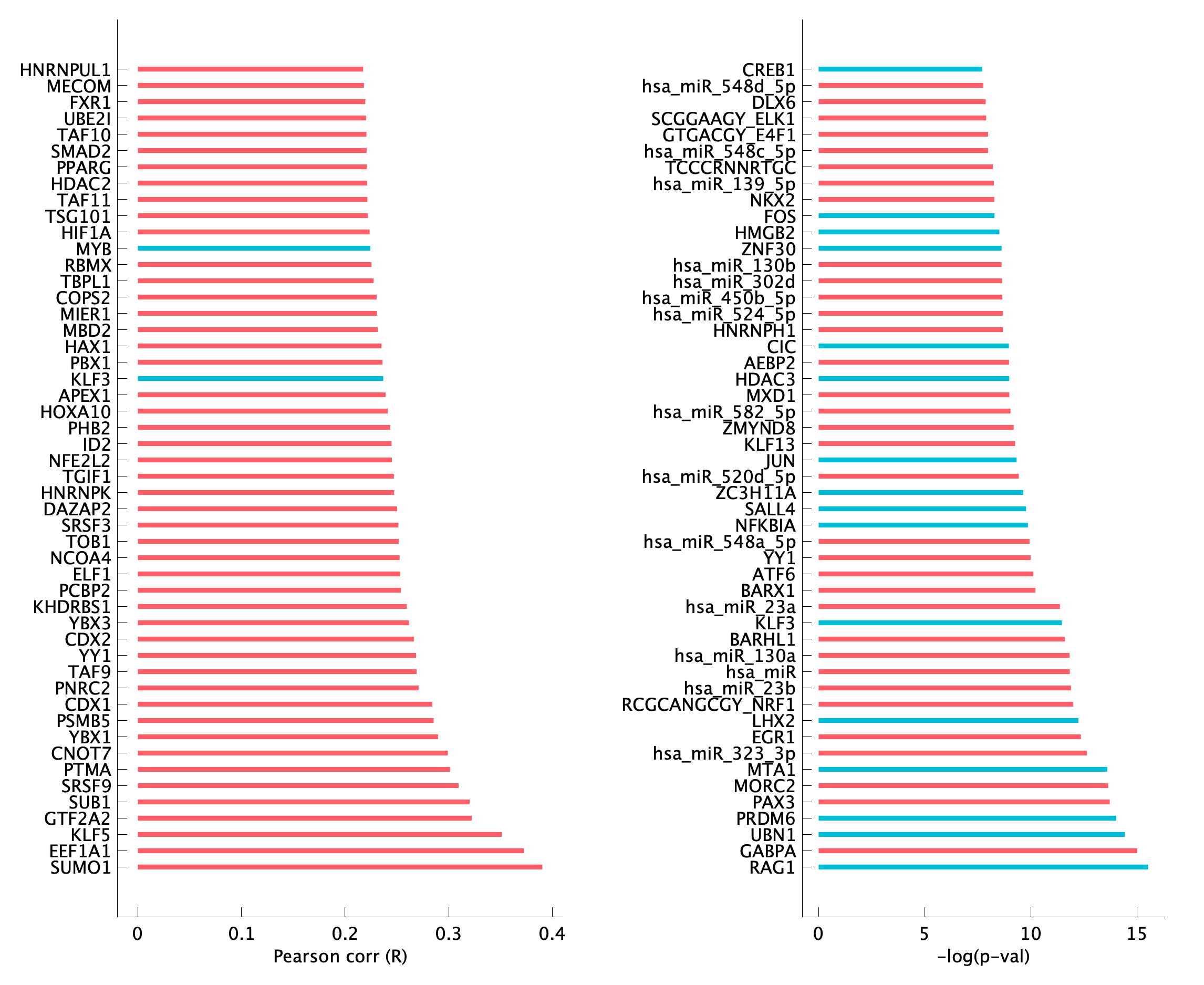 TF enrichment of pEpi27