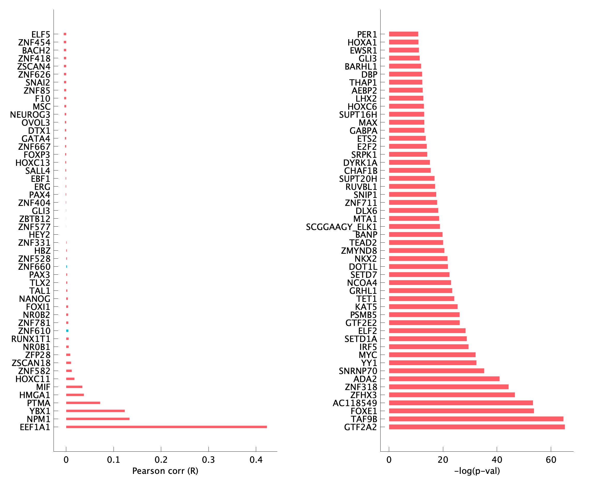 TF enrichment of pEpiTd23