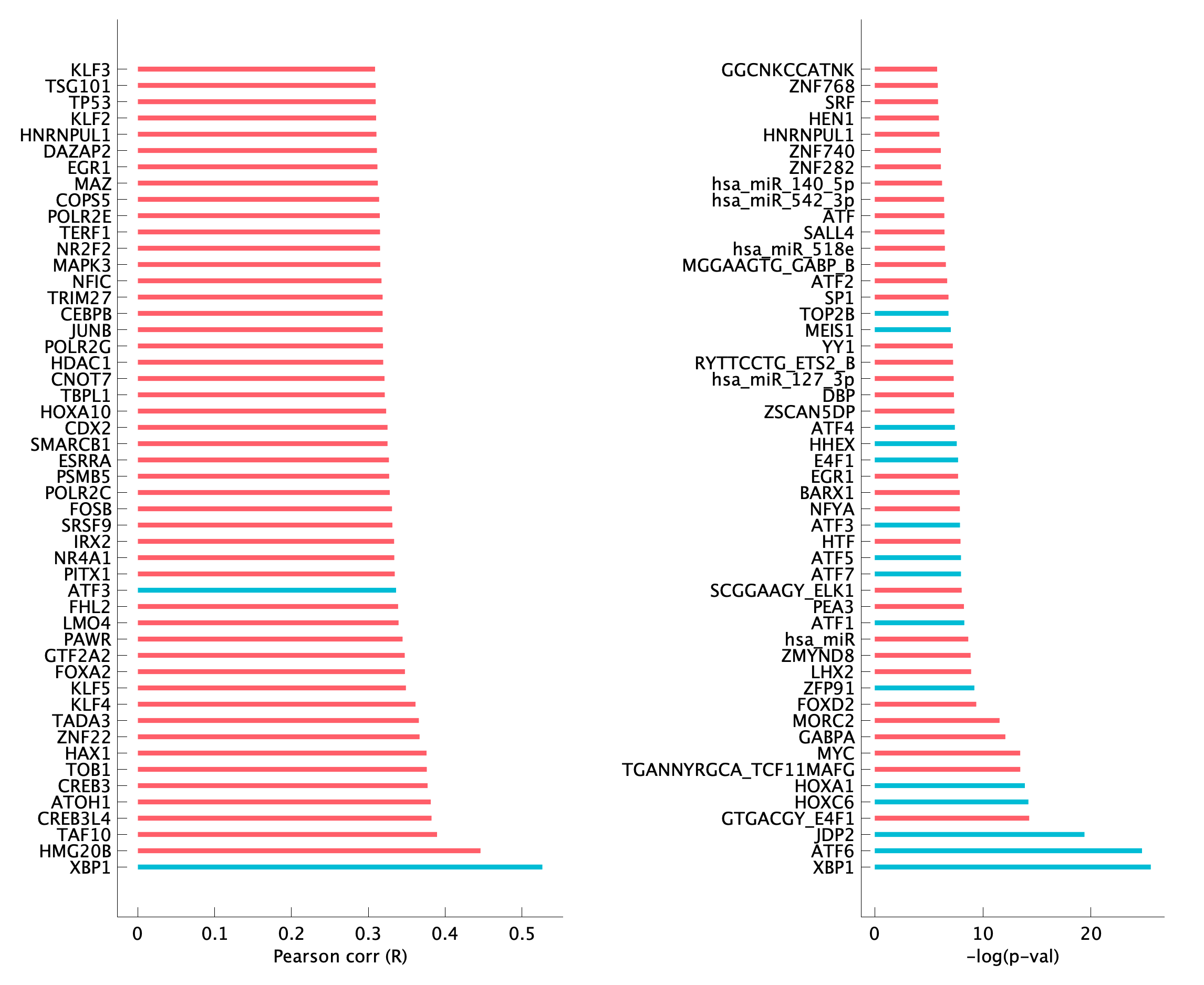 TF enrichment of pEpiTd29