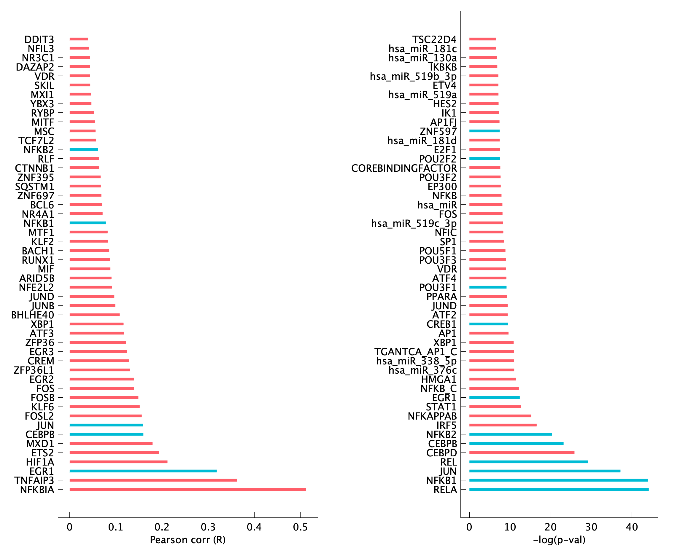 TF enrichment of pM20